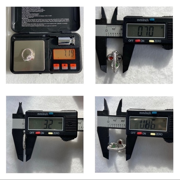 Sterling Silver 925 Joseph Esposito Multicolor CZ Circle Ring Sz 6 Modernist - Picture 12 of 16